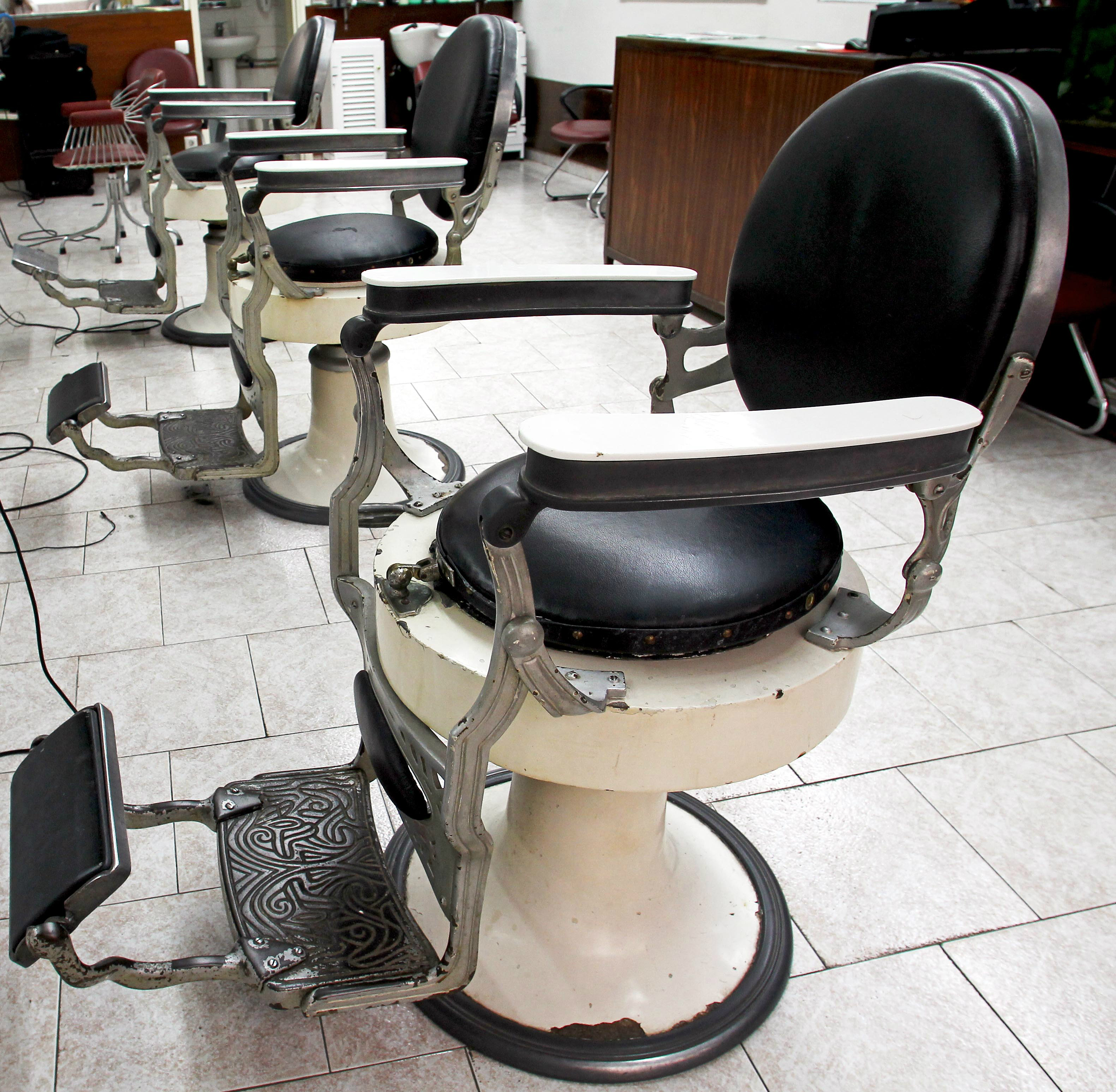 Cadeira Barbeiro Vintage Negócios Barbearia Cadeira Barbearia